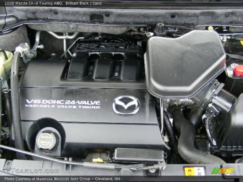 Brilliant Black / Sand 2008 Mazda CX-9 Touring AWD