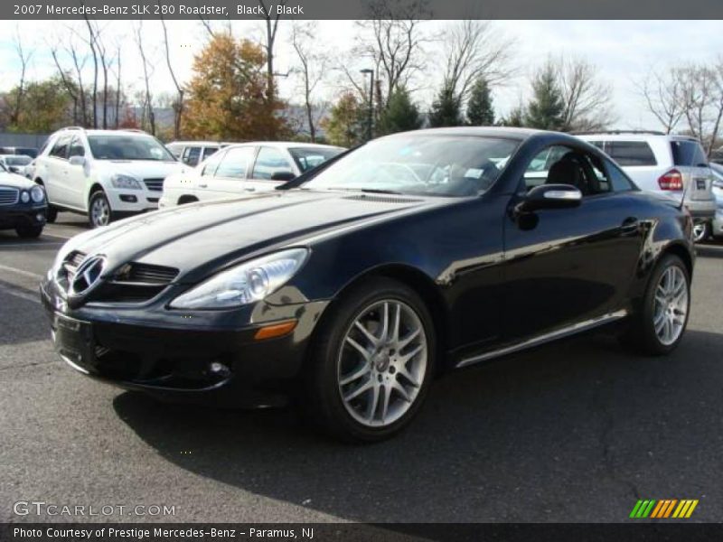 Black / Black 2007 Mercedes-Benz SLK 280 Roadster