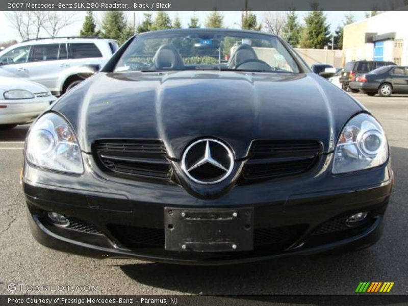 Black / Black 2007 Mercedes-Benz SLK 280 Roadster