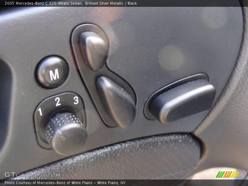 Brilliant Silver Metallic / Black 2005 Mercedes-Benz C 320 4Matic Sedan