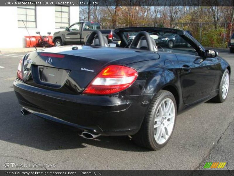 Black / Black 2007 Mercedes-Benz SLK 280 Roadster