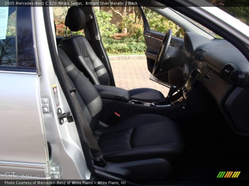 Brilliant Silver Metallic / Black 2005 Mercedes-Benz C 320 4Matic Sedan