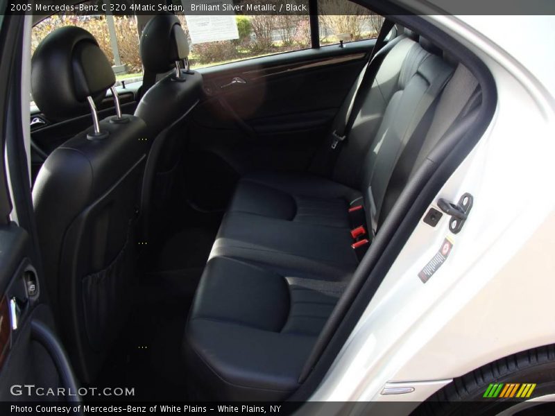 Brilliant Silver Metallic / Black 2005 Mercedes-Benz C 320 4Matic Sedan