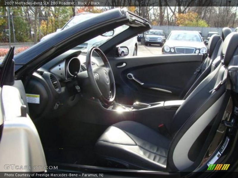 Black / Black 2007 Mercedes-Benz SLK 280 Roadster