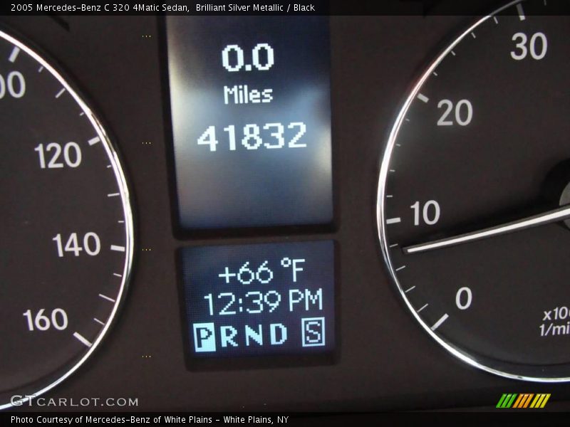 Brilliant Silver Metallic / Black 2005 Mercedes-Benz C 320 4Matic Sedan