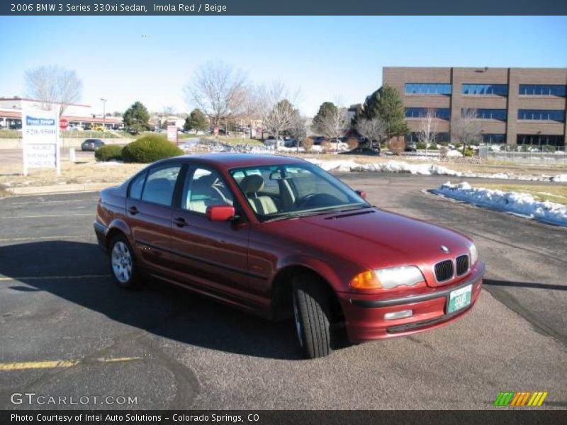 Imola Red / Beige 2006 BMW 3 Series 330xi Sedan