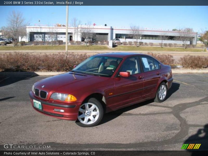 Imola Red / Beige 2006 BMW 3 Series 330xi Sedan