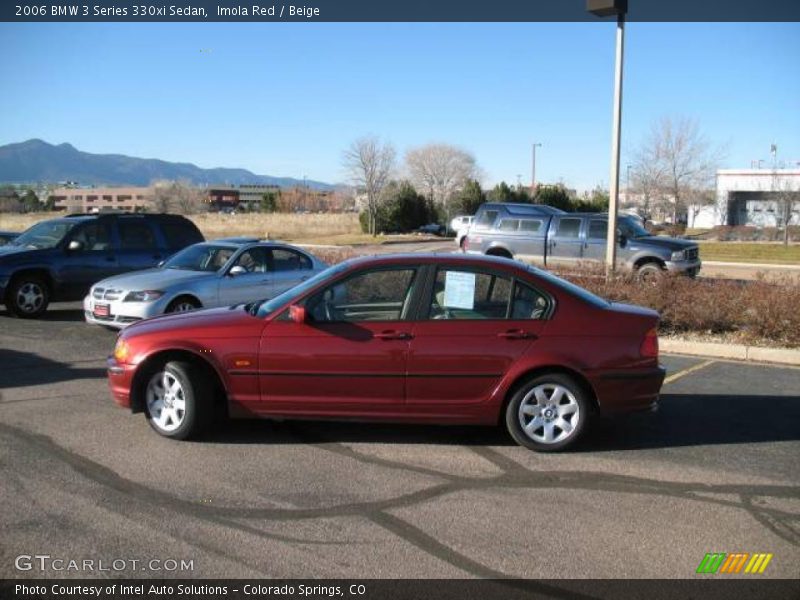 Imola Red / Beige 2006 BMW 3 Series 330xi Sedan