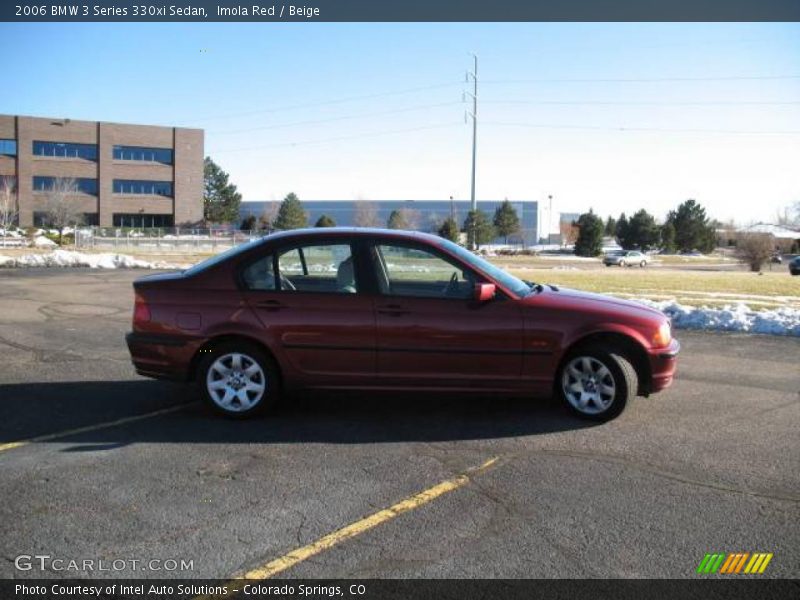 Imola Red / Beige 2006 BMW 3 Series 330xi Sedan