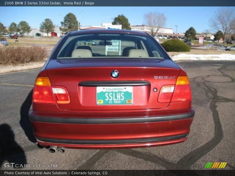 Imola Red / Beige 2006 BMW 3 Series 330xi Sedan
