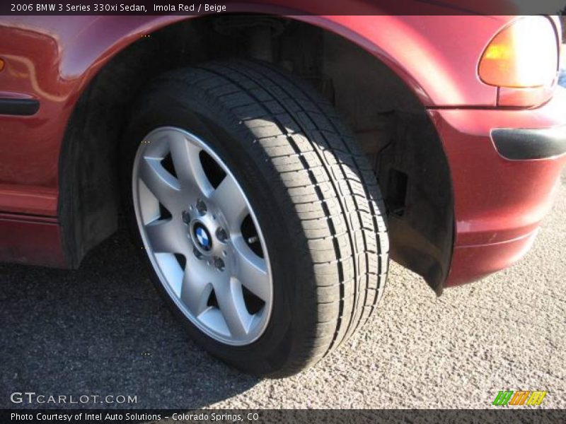 Imola Red / Beige 2006 BMW 3 Series 330xi Sedan
