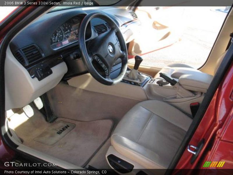 Imola Red / Beige 2006 BMW 3 Series 330xi Sedan