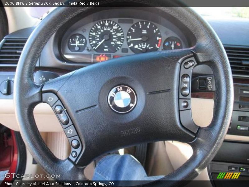 Imola Red / Beige 2006 BMW 3 Series 330xi Sedan