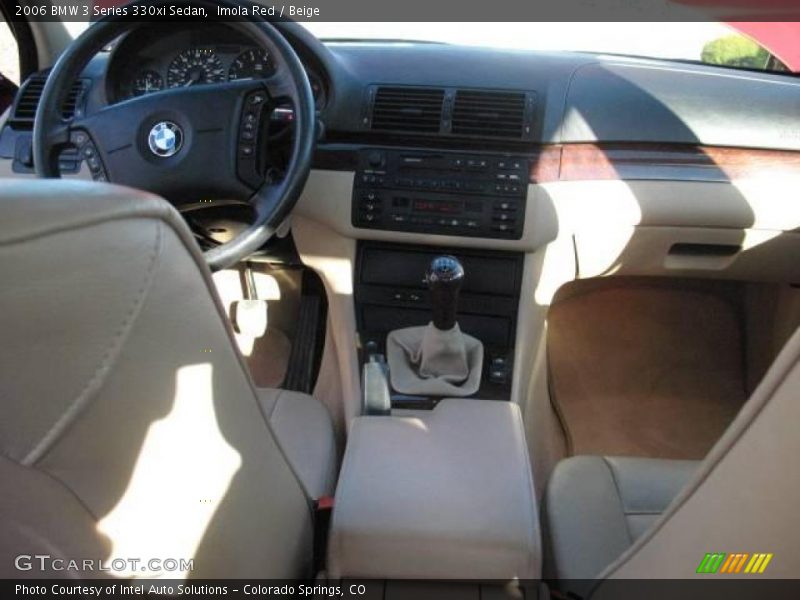 Imola Red / Beige 2006 BMW 3 Series 330xi Sedan