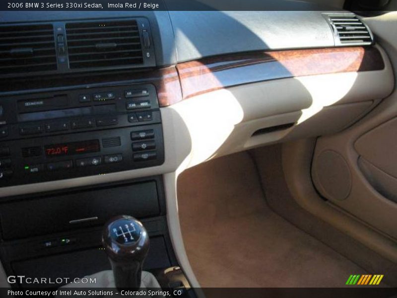 Imola Red / Beige 2006 BMW 3 Series 330xi Sedan