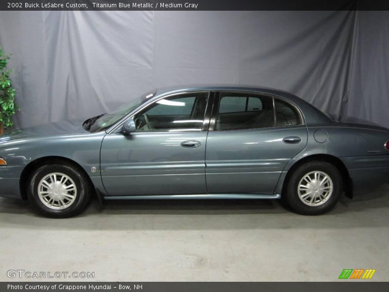Titanium Blue Metallic / Medium Gray 2002 Buick LeSabre Custom