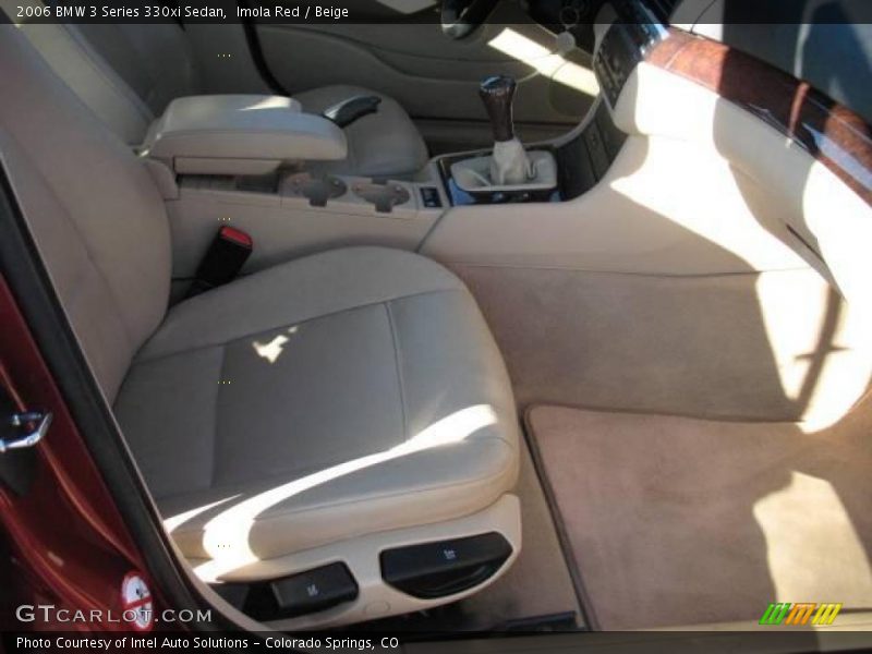 Imola Red / Beige 2006 BMW 3 Series 330xi Sedan
