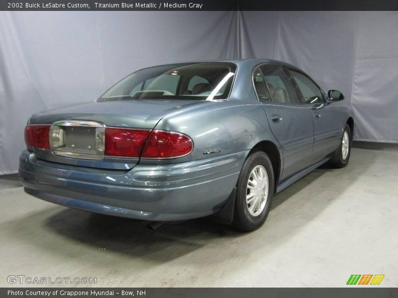 Titanium Blue Metallic / Medium Gray 2002 Buick LeSabre Custom