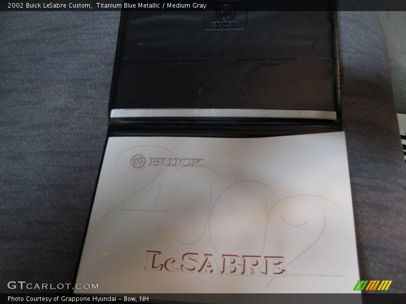 Titanium Blue Metallic / Medium Gray 2002 Buick LeSabre Custom