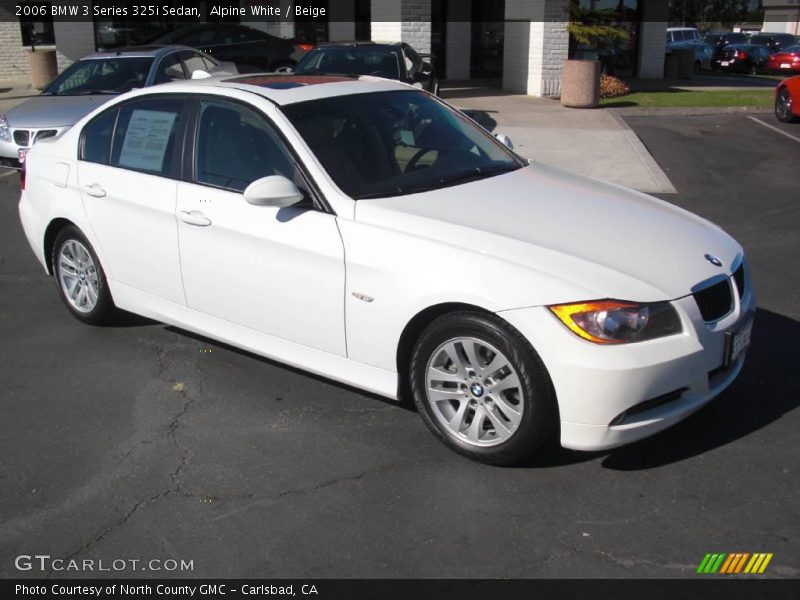 Alpine White / Beige 2006 BMW 3 Series 325i Sedan