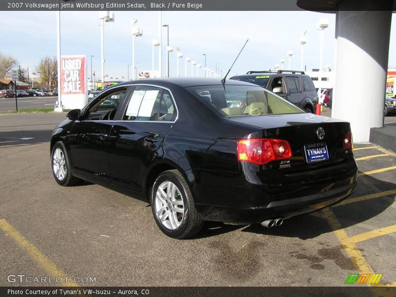 Black / Pure Beige 2007 Volkswagen Jetta Wolfsburg Edition Sedan