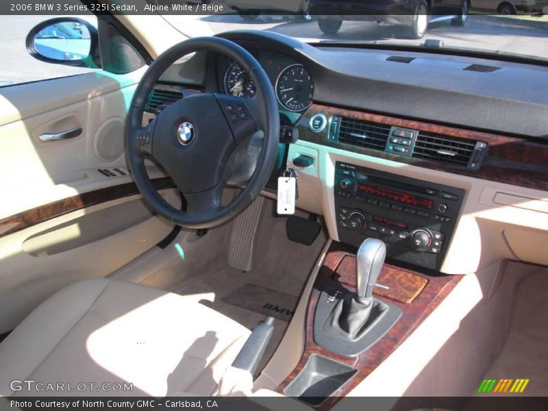 Alpine White / Beige 2006 BMW 3 Series 325i Sedan