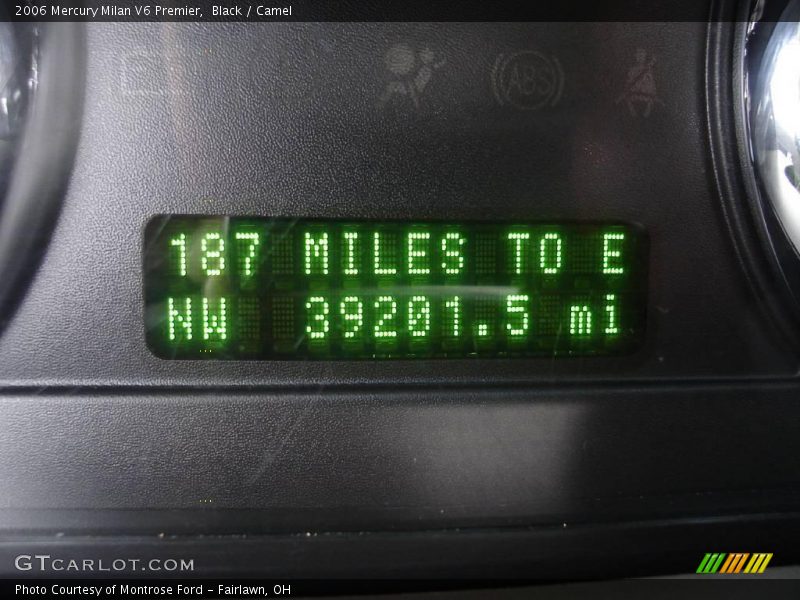 Black / Camel 2006 Mercury Milan V6 Premier