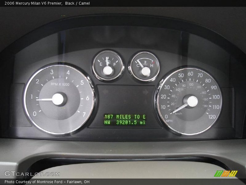 Black / Camel 2006 Mercury Milan V6 Premier