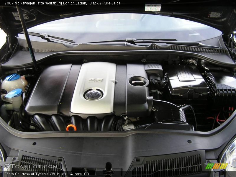 Black / Pure Beige 2007 Volkswagen Jetta Wolfsburg Edition Sedan