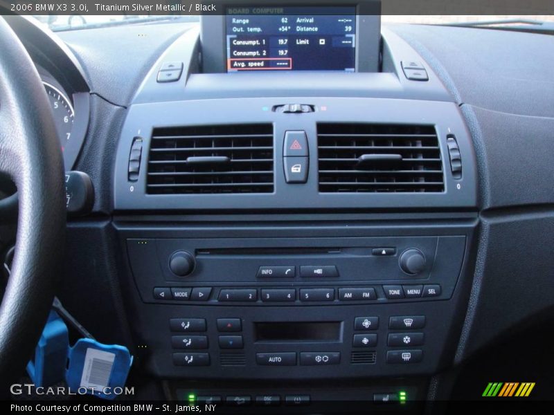 Titanium Silver Metallic / Black 2006 BMW X3 3.0i