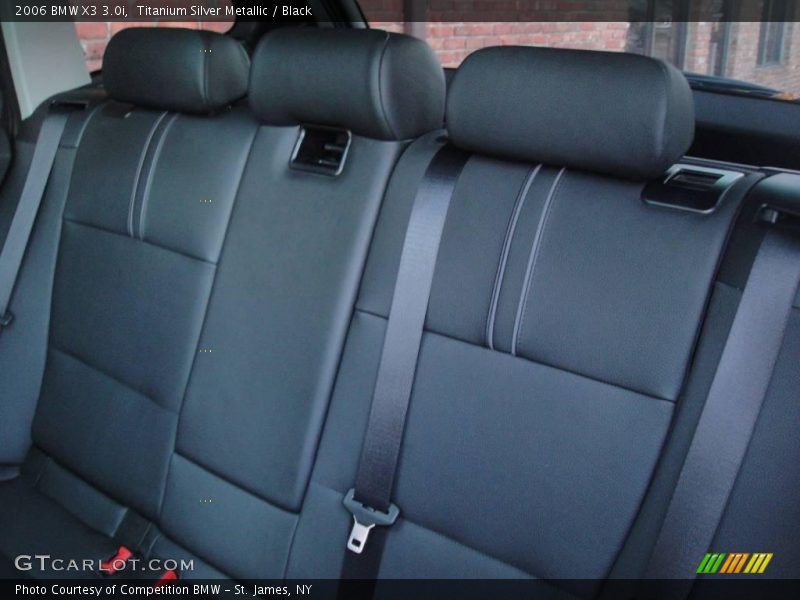 Titanium Silver Metallic / Black 2006 BMW X3 3.0i