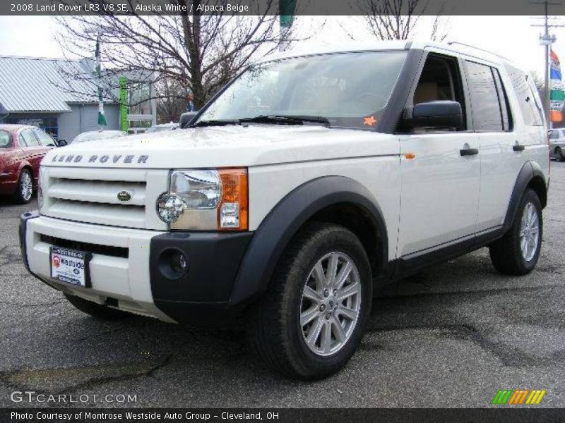 Alaska White / Alpaca Beige 2008 Land Rover LR3 V8 SE