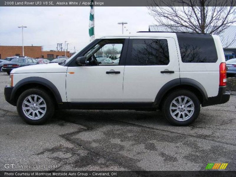 Alaska White / Alpaca Beige 2008 Land Rover LR3 V8 SE