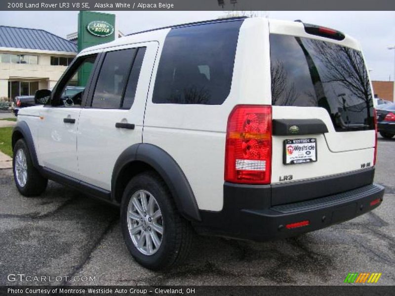 Alaska White / Alpaca Beige 2008 Land Rover LR3 V8 SE