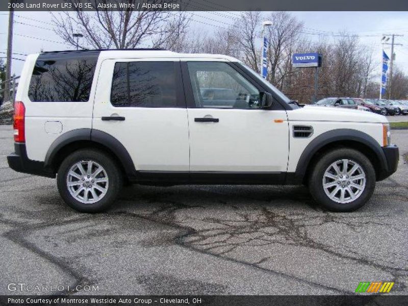 Alaska White / Alpaca Beige 2008 Land Rover LR3 V8 SE