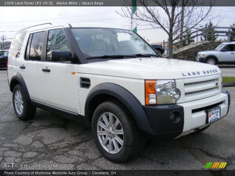 Alaska White / Alpaca Beige 2008 Land Rover LR3 V8 SE