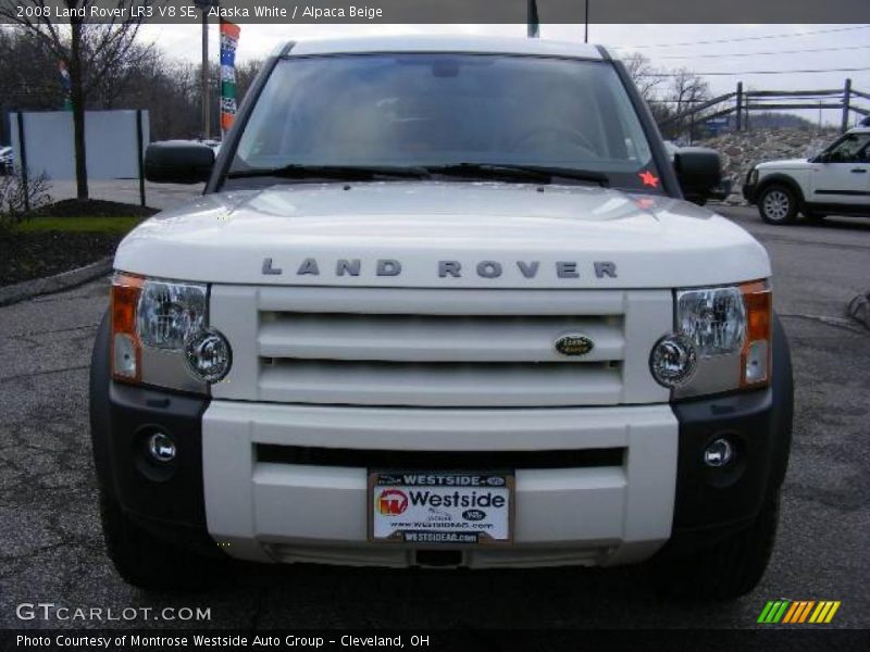 Alaska White / Alpaca Beige 2008 Land Rover LR3 V8 SE