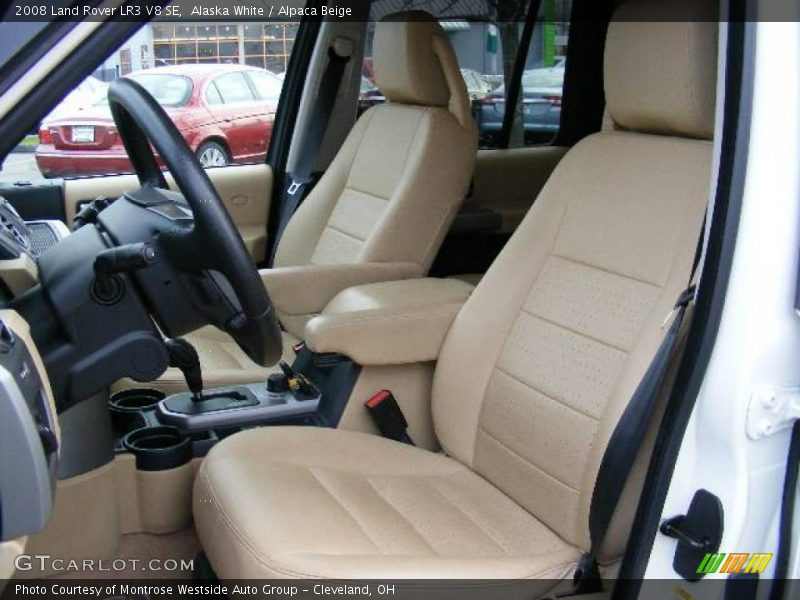 Alaska White / Alpaca Beige 2008 Land Rover LR3 V8 SE