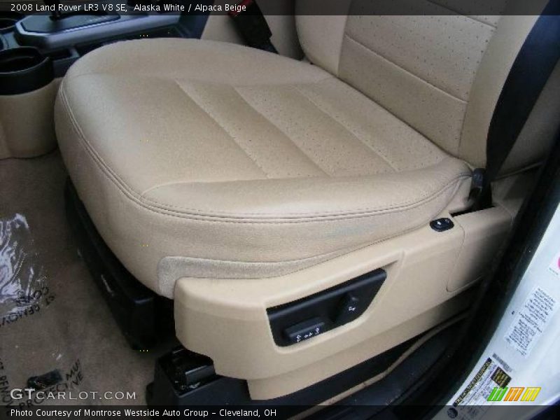 Alaska White / Alpaca Beige 2008 Land Rover LR3 V8 SE