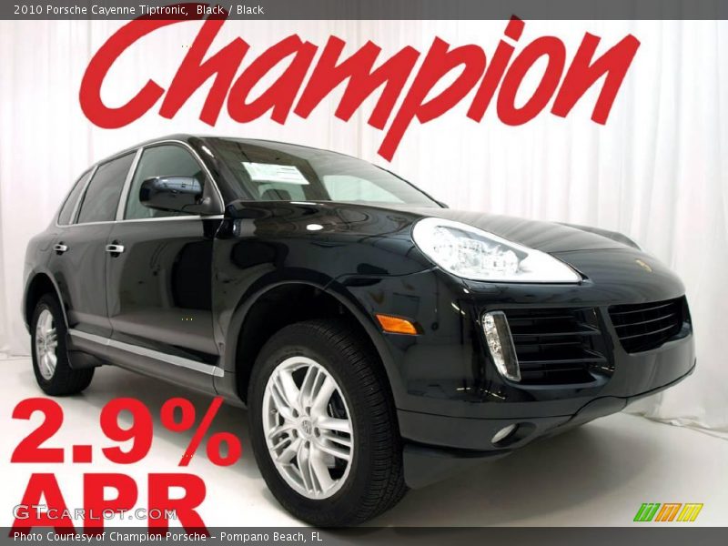 Black / Black 2010 Porsche Cayenne Tiptronic