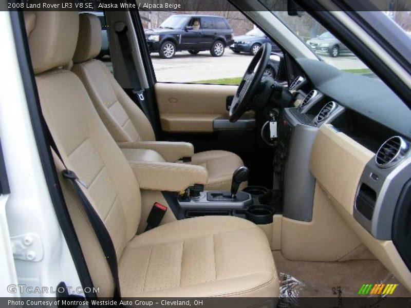 Alaska White / Alpaca Beige 2008 Land Rover LR3 V8 SE