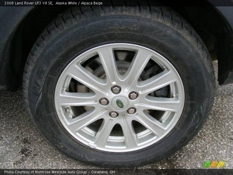 Alaska White / Alpaca Beige 2008 Land Rover LR3 V8 SE