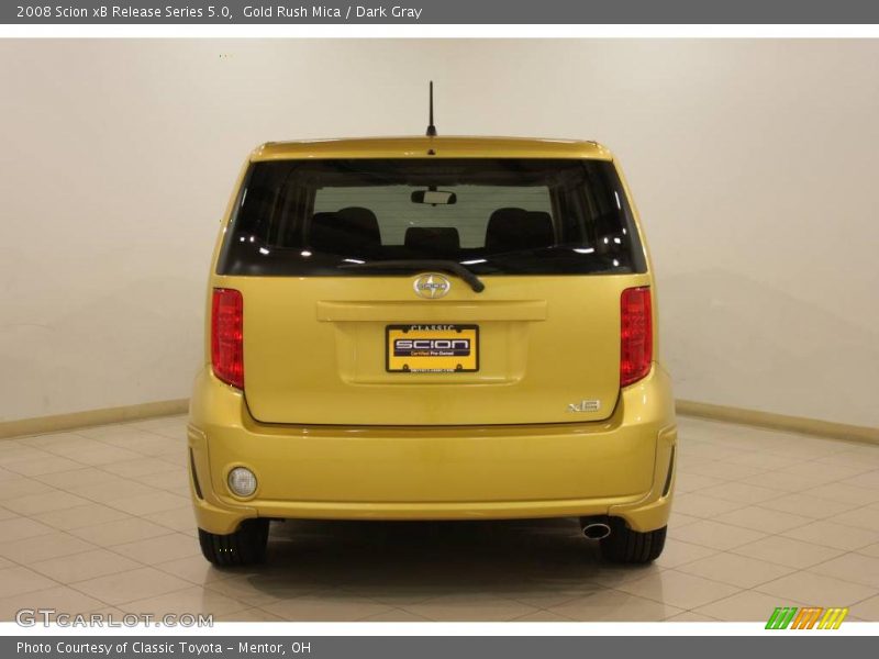 Gold Rush Mica / Dark Gray 2008 Scion xB Release Series 5.0