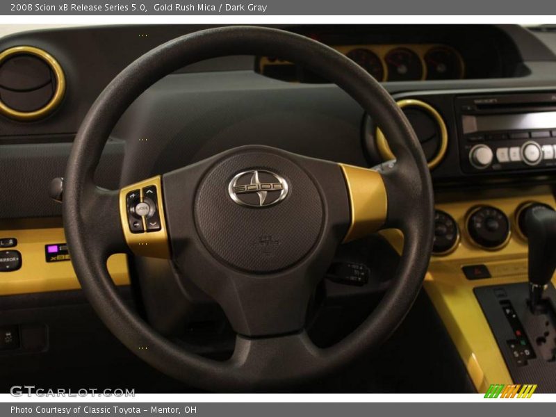 Gold Rush Mica / Dark Gray 2008 Scion xB Release Series 5.0