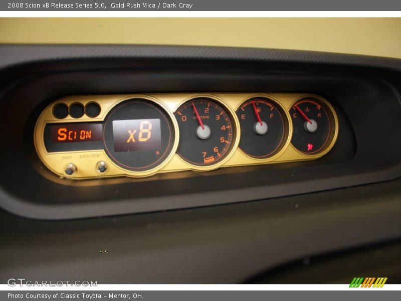 Gold Rush Mica / Dark Gray 2008 Scion xB Release Series 5.0