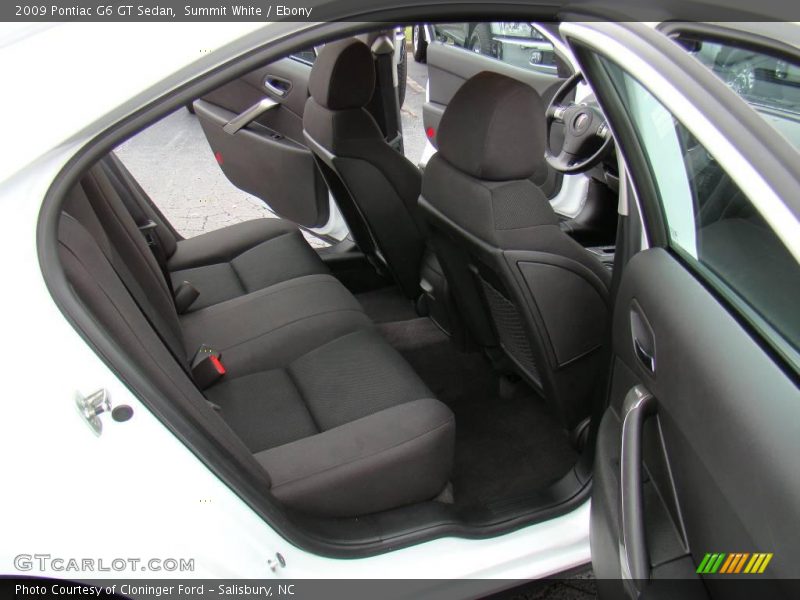 Summit White / Ebony 2009 Pontiac G6 GT Sedan