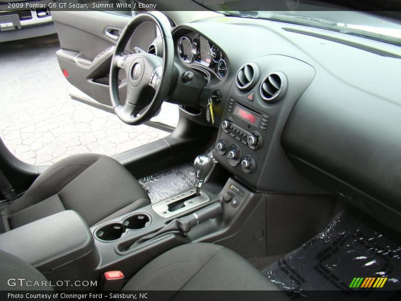 Summit White / Ebony 2009 Pontiac G6 GT Sedan
