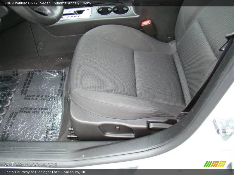 Summit White / Ebony 2009 Pontiac G6 GT Sedan