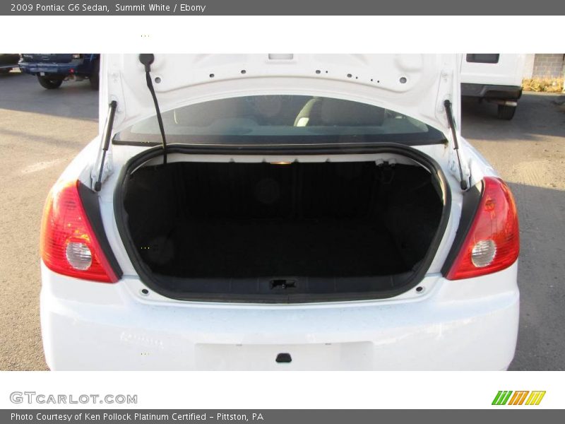 Summit White / Ebony 2009 Pontiac G6 Sedan