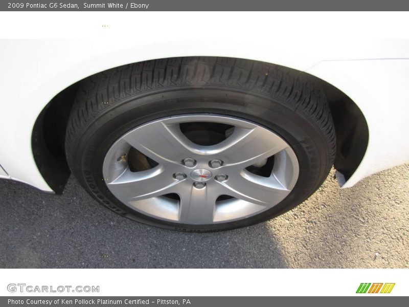 Summit White / Ebony 2009 Pontiac G6 Sedan